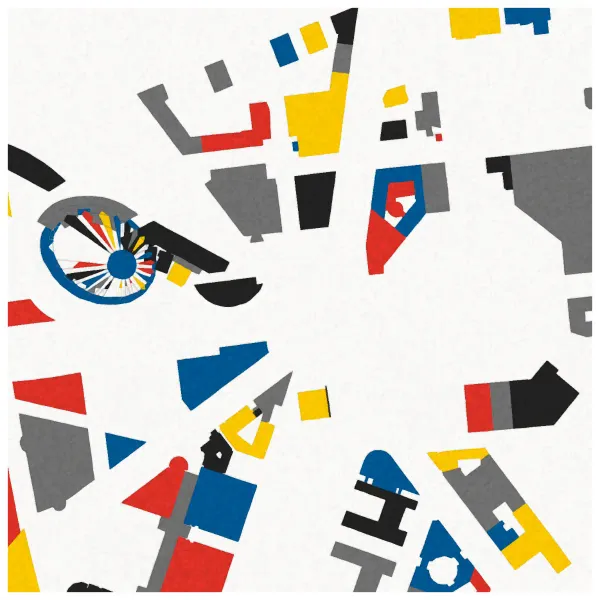 The mapalette “Bauhaus Potsdamer Platz”