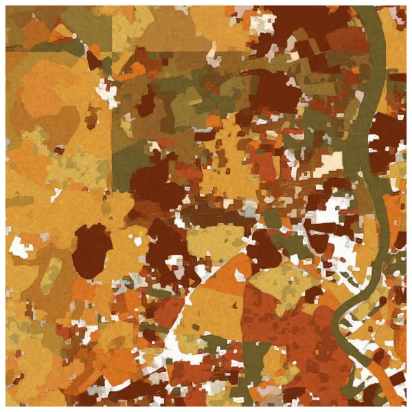 The mapalette “Bordeaux, the vines”