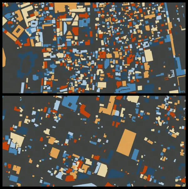 The mapalette “Jerusalem, four quarters”