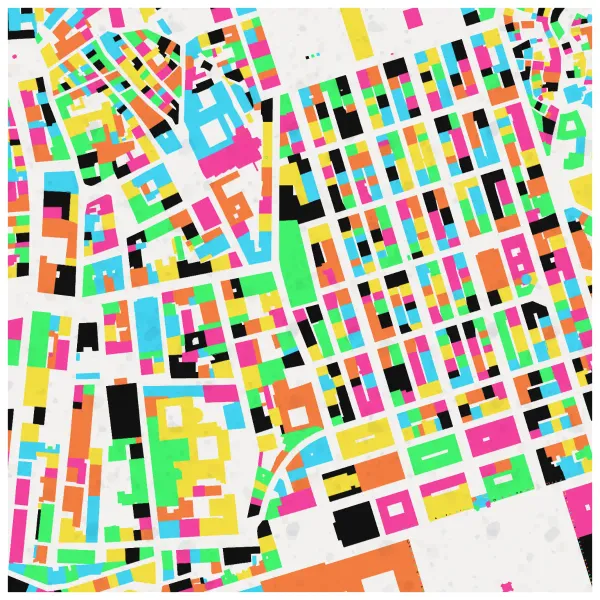 The mapalette “Memphis Baixa”