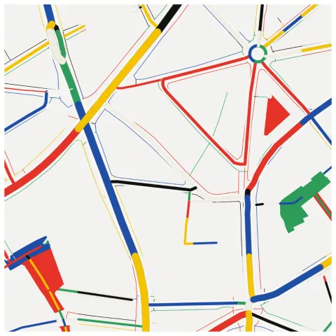 Miró’s Seven Dials as a 40 × 50 cm print