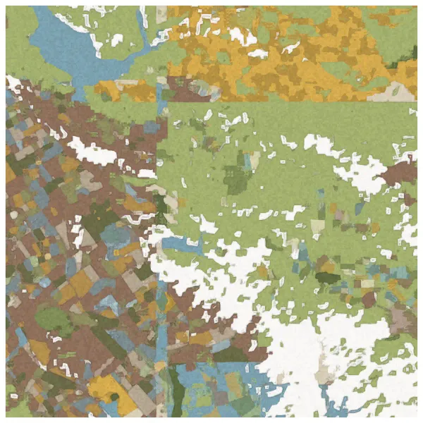 The mapalette “Napa, the valley floor”