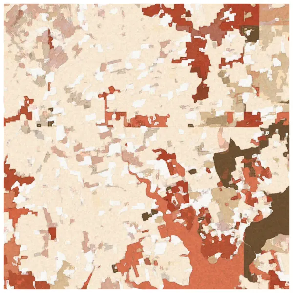 The mapalette “The red fields”