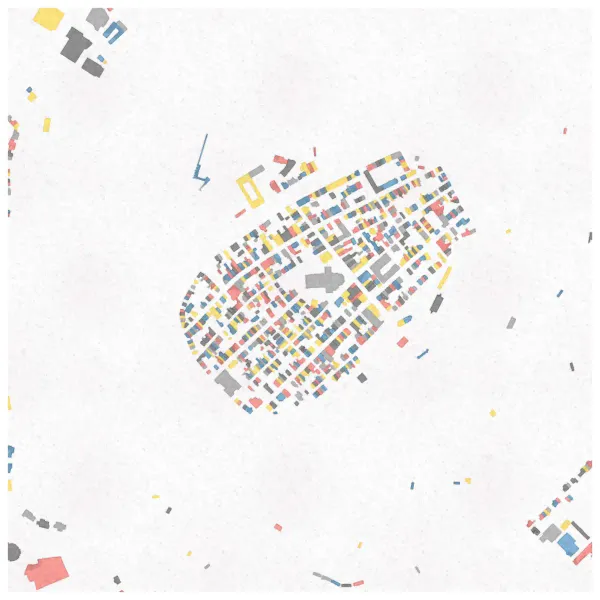 The mapalette “Suprematist Naarden”