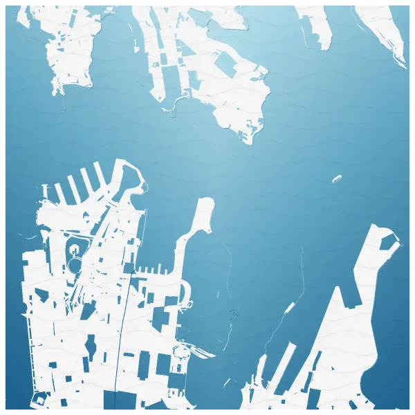 The mapalette “Sydney, in shapes”