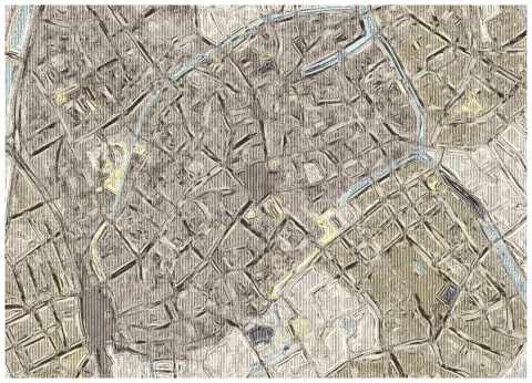 Preview of Bruges, as a banknote