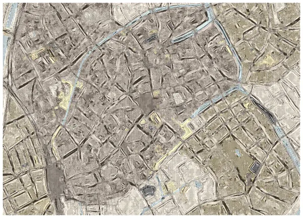 The mapalette “Bruges, as a banknote”