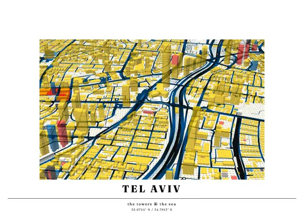 The mapalette “Bauhaus Tel Aviv”