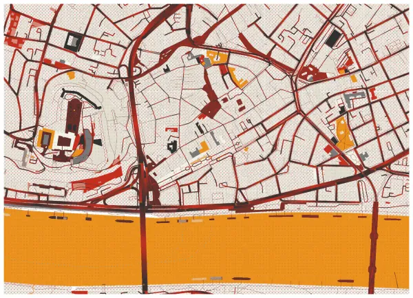 The mapalette “Braun Bratislava”