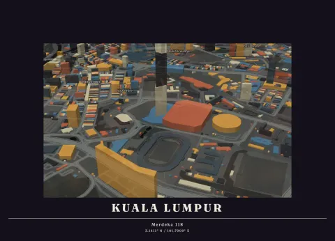 Preview of Kuala Lumpur, towers only