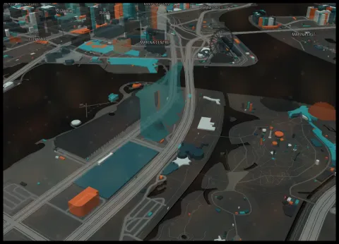 Preview of Marina Bay, towers only