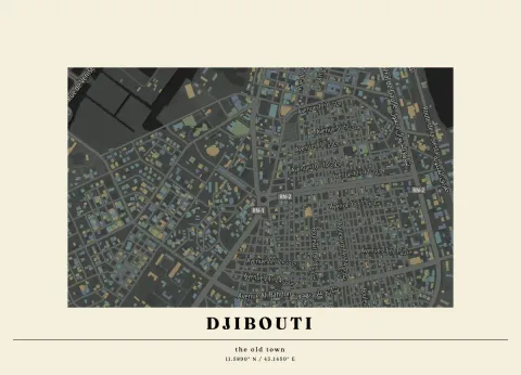 Preview of Djibouti, blocks inked
