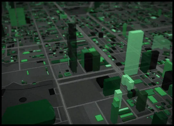 The mapalette “Kaohsiung, towers only”