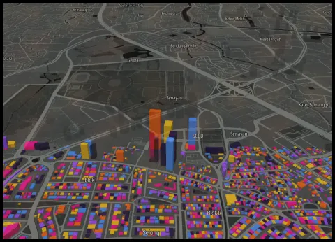 Preview of Jakarta after dark