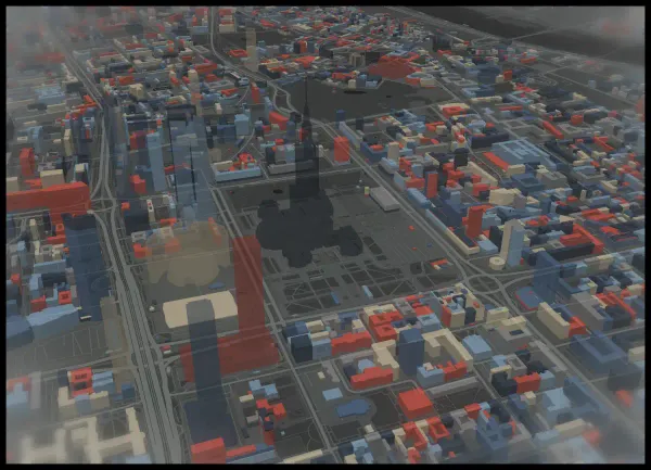 The mapalette “Tenet, buildings only”