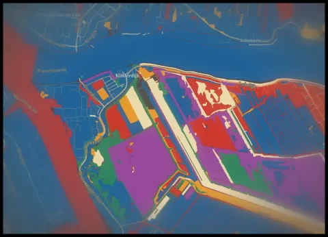 Preview of Kinderdijk, dreamt in blue