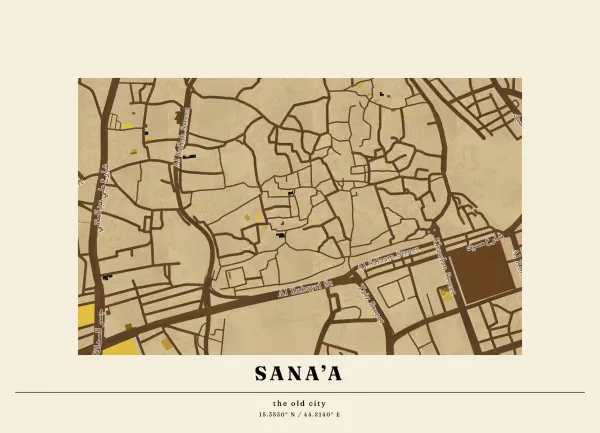 The mapalette “Sana’a, plated”