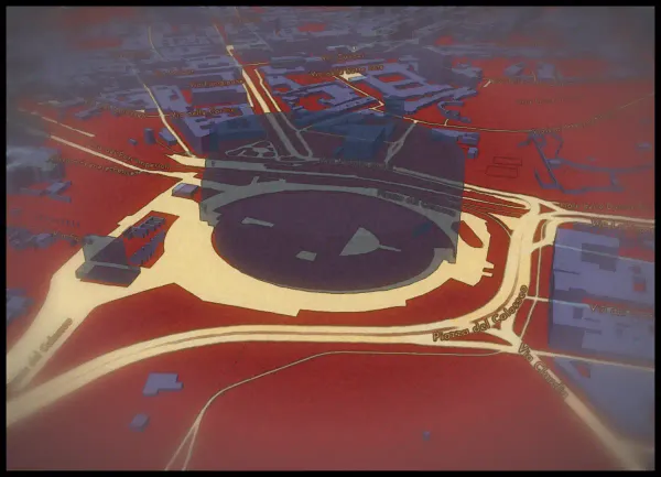 The mapalette “Dalí’s Colosseum”