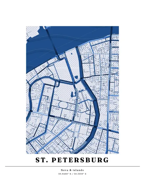 Preview of St Petersburg, duotone
