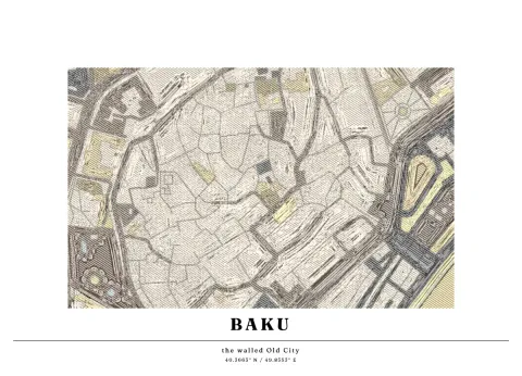 Preview of Baku, engraved
