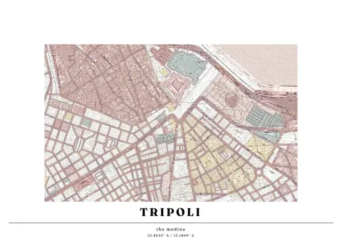 Preview of The Tripoli medina, engraved