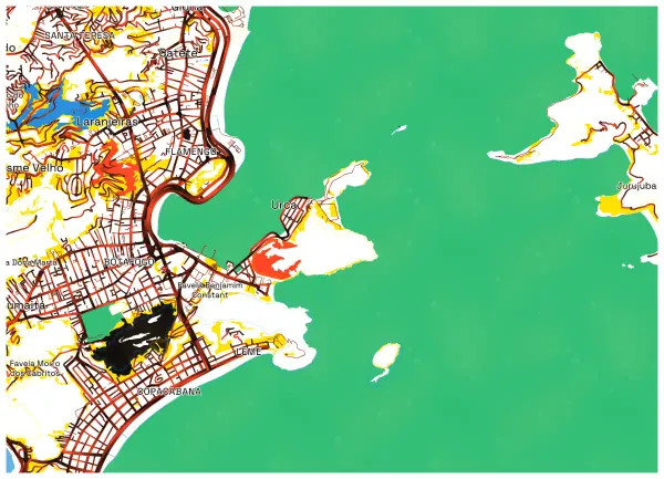 The mapalette “Rio, fifth element”