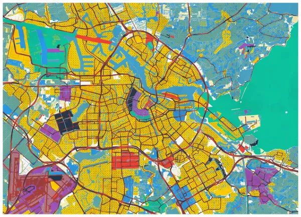 The mapalette “Flat-UI Amsterdam”