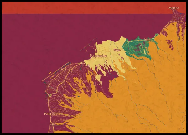 The mapalette “Gauguin’s Tahiti”