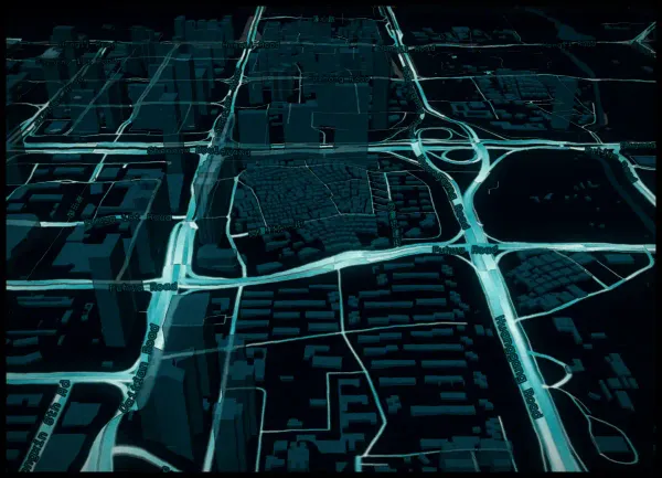 The mapalette “Shenzhen, with a ghost in it”