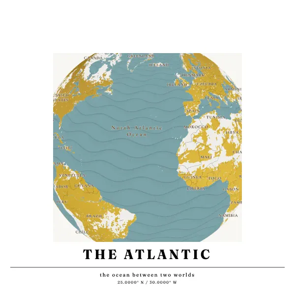 The mapalette “The engraved globe”