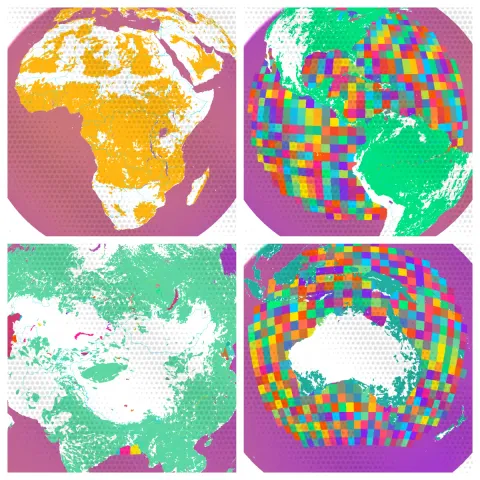 Preview of Four continents