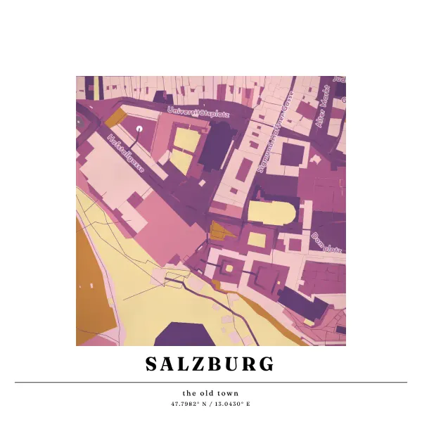 The mapalette “The Grand Budapest”