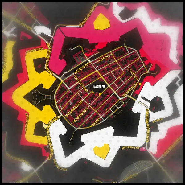 The mapalette “Kusama’s star fort”