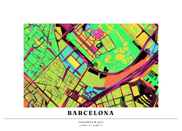 The mapalette “Memphis Ciutadella”