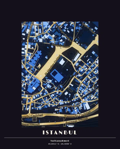 Preview of Sultanahmet at midnight