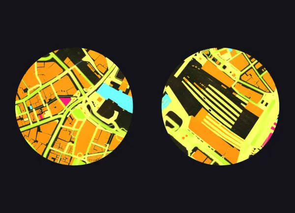 The mapalette “Shibuya in Monokai”