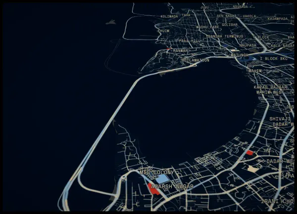 The mapalette “Tenet, Worli”