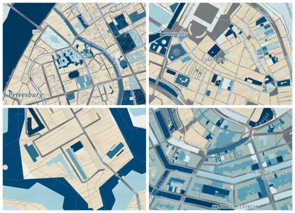 The mapalette “St. Petersburg sea chart”