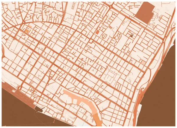 The mapalette “Maputo in clay”