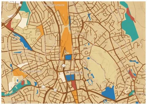 Preview of Windhoek in desert