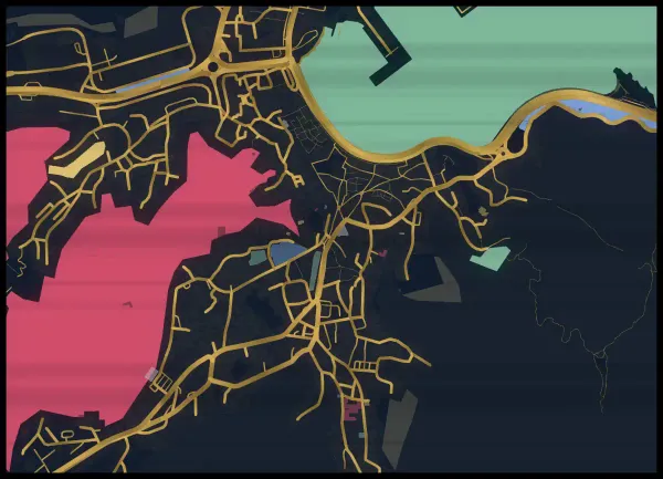 The mapalette “Muscat, gilded”
