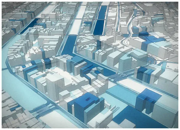 The mapalette “Amsterdam in porcelain”