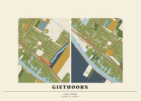 Preview of Giethoorn in pencil