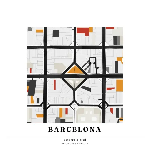 Preview of The Eixample grid
