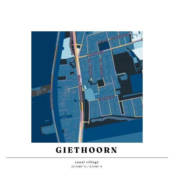 The mapalette “Giethoorn”
