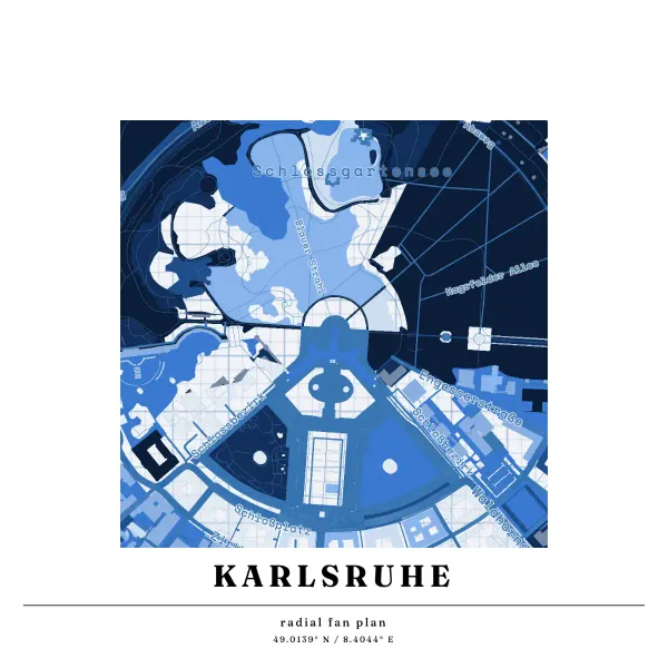 The mapalette “Karlsruhe”