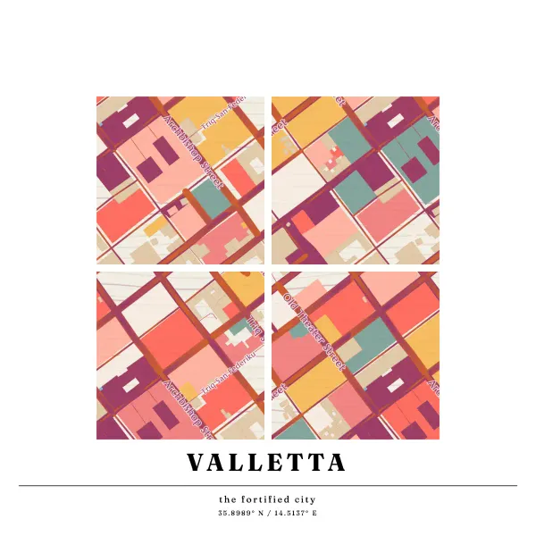 The mapalette “Valletta”
