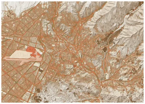 Preview of La Paz in relief