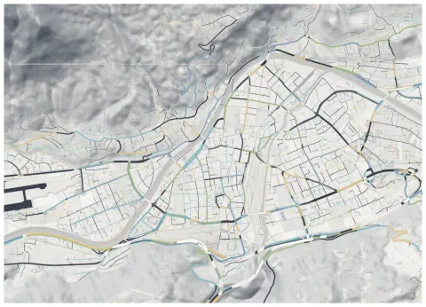 Preview of Innsbruck, streets only