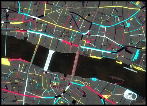 Preview of The Thames, every road